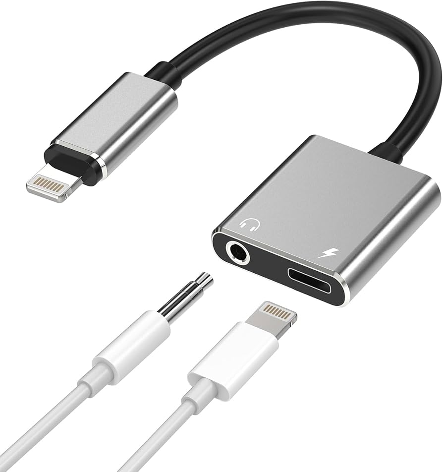 Amazon.com: zoyuzan 125-ip-Headphone Adapter for iPhone(2 in 1 Amazon.com: zoyuzan 125-ip-Headphone Adapter for iPhone(2 in 1